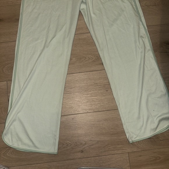 LAKE Womens Pajamas Pants Green Sz XL Pima Cotton PJ Bottoms Comfy Soft - Picture 2 of 7